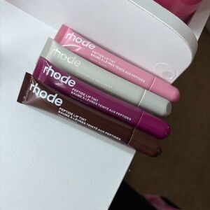 RHODE 4pic Peptide Lip Tint Set — Pink, Mauve, Berry, Brown